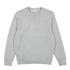 C.P. Company Diagonal Raised Fleece Logo Sweatshirt Grey Melange Sweatshirts 12CMSS024A-005086W M93 | Overkill