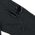 C.P. Company Light Fleece Crew Neck Sweatshirt Black Sweatshirts Detailfoto | Overkill