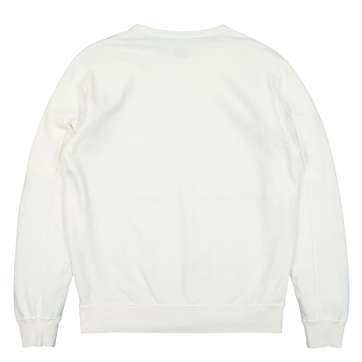C.P. Company Light Fleece Crew Neck Sweatshirt Gauze White Sweatshirts Material | Overkill