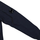 C.P. Company Light Fleece Zipped Hoodie Total Eclipse Hoodies Detail view 1 | Overkill
