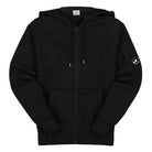 C.P. Company Light Fleece Zipped Hoodie Black Hoodies 12CMSS034A-002246G 999 | Overkill