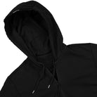 C.P. Company Light Fleece Zipped Hoodie Black Hoodies Close-up | Overkill