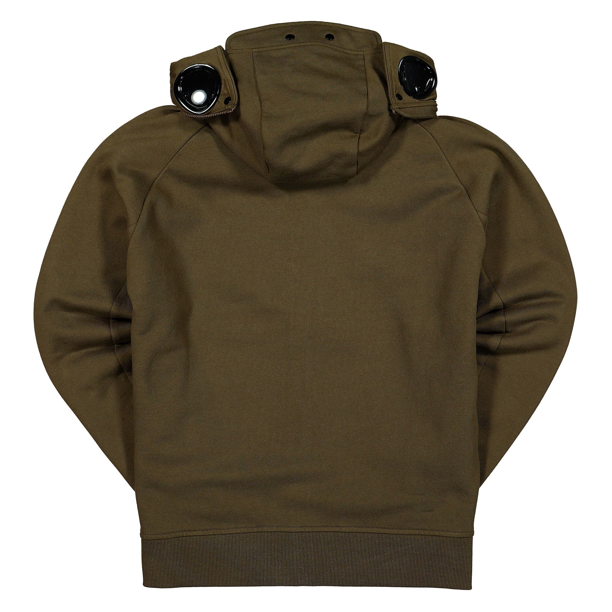 diagonal raised fleece split goggle hoodie C.P. Company Diagonal Raised Fleece Split Goggle Hoodie 12CMSS083A-005086W  683