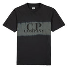C.P. Company 24/1 Jersey Tie-Dye Logo T-Shirt Black T-Shirts 12CMTS234A-005431S 999 | Overkill