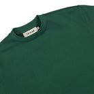 Taikan Everything Plain Crew Forest Green Sweatshirts Close-up | Overkill