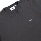 Obey Lowercase Pigment Tee SS Pigment Digital Black T-Shirts 131080353 Detailfoto | Overkill
