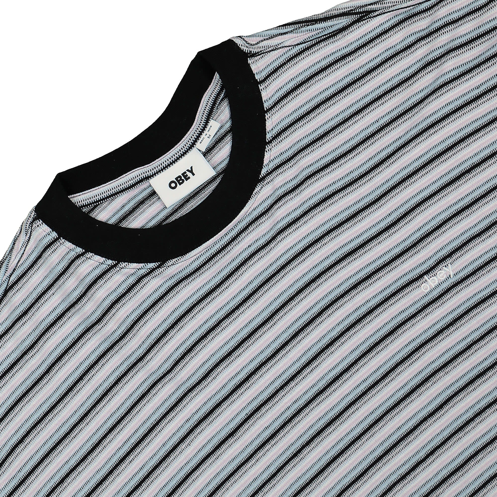Obey Bigwig Adams T-Shirt Black Multi T-Shirts Close-up | Overkill