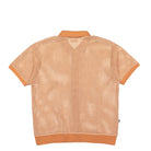 Obey Grove Button-Up Polo Peach Sand Shirts Material | Overkill