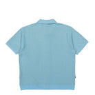 Obey Monument Button-Up Polo SS Sky Blue Multi Polo Shirts Material | Overkill