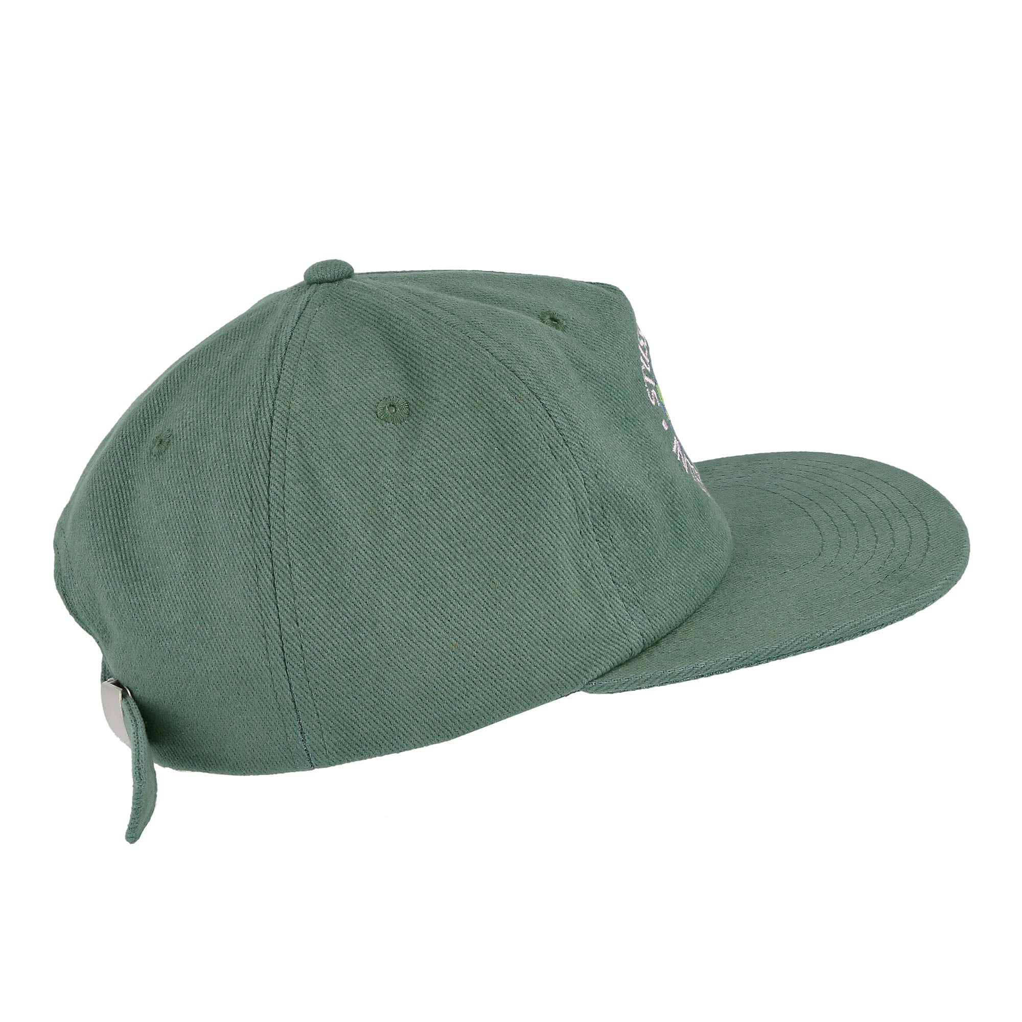 Stussy Utopia Strapback Cap Green Caps Close-up | Overkill