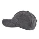 Stussy Washed Stock Low Pro Cap Charcoal Caps  Material | Overkill