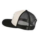 Stussy Crown Stock Trucker Cap Black Caps  Material | Overkill