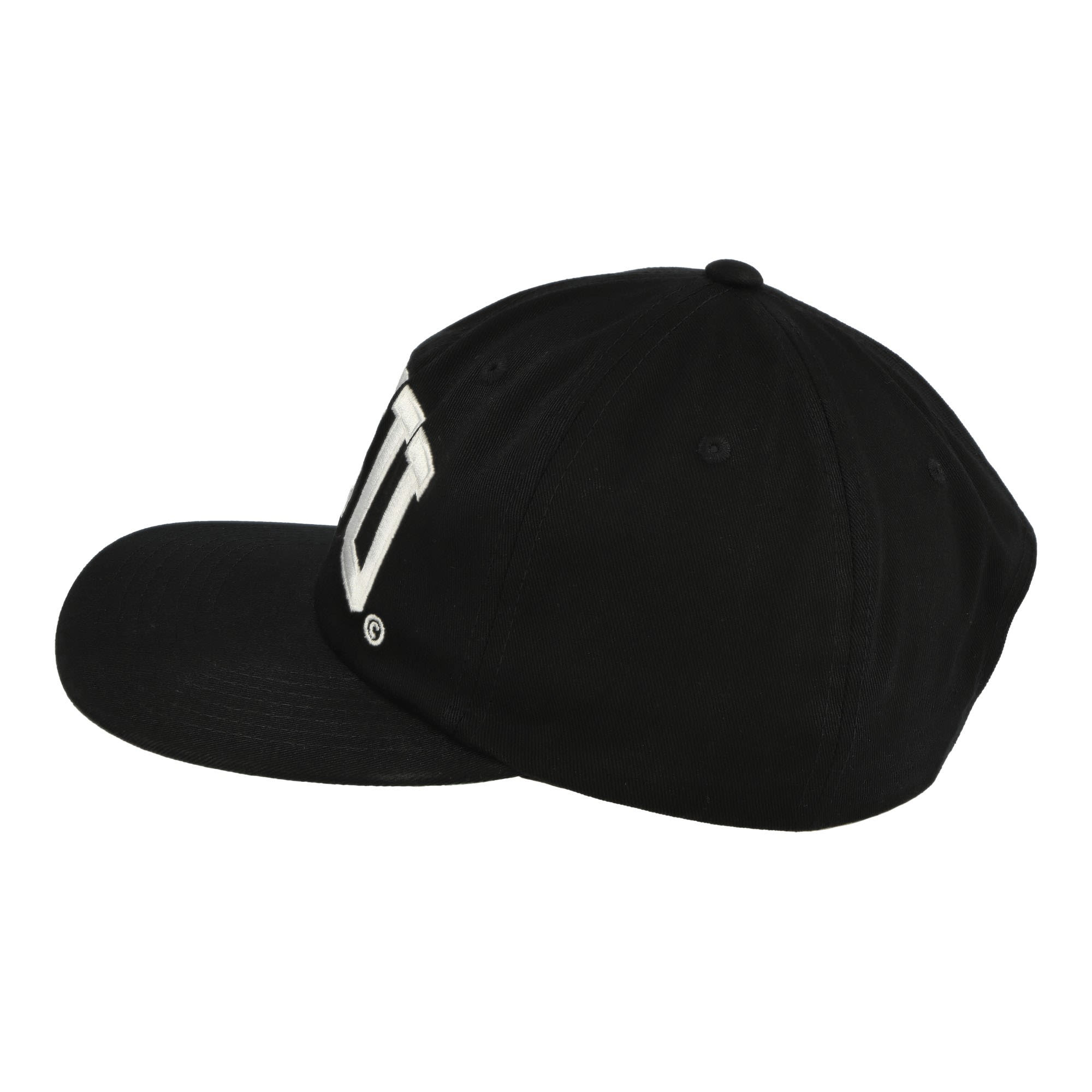 Stussy STU Arch Strapback Cap Black Caps  Material | Overkill