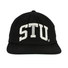 Stussy STU Arch Strapback Cap Black Caps Detailfoto | Overkill