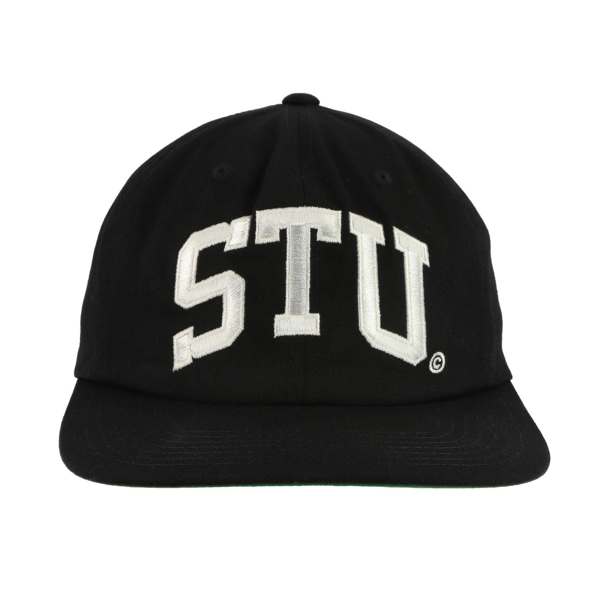 Stussy STU Arch Strapback Cap Black Caps Detailfoto | Overkill