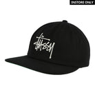 Stussy Basic Strapback Cap Black Caps 1311104 / 0001 | Overkill
