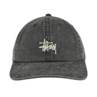 Stussy Washed Basic Low Pro Cap Charcoal Caps Detailfoto | Overkill