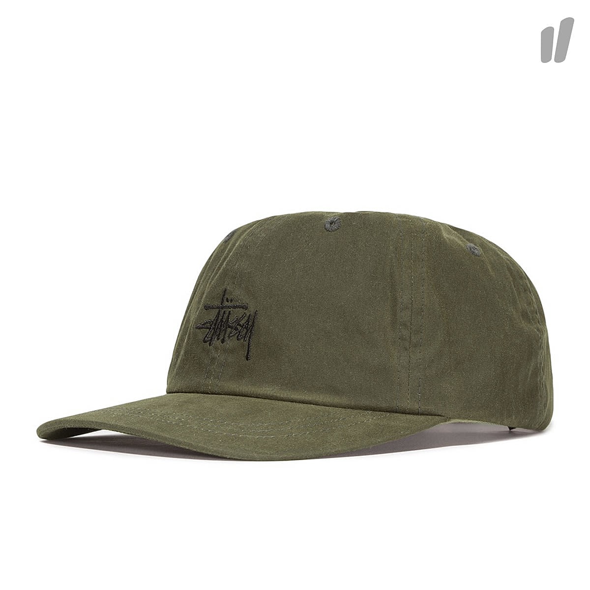 Stussy Wax Cotton Low Pro Cap Green Caps  | Overkill