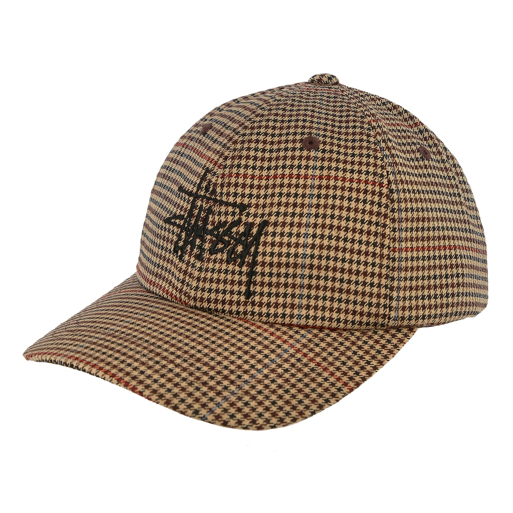 Stussy Big Logo Check Low Pro Cap Camel Caps 131897 / 1030 | Overkill