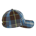 Stussy Big Logo Madras Plaid Low Pro Blue Caps Close-up | Overkill