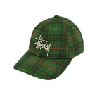 Stussy Big Logo Plaid Low Pro Cap Green Caps 131957 / 0401 | Overkill