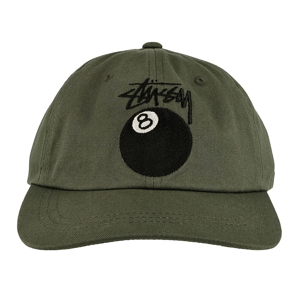 Stussy 8 Ball Low Pro Cap Olive Caps Detailfoto | Overkill