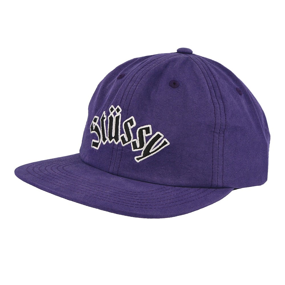 Stussy Washed Collegiate Strapback Purple Caps 131989 / 0809 | Overkill
