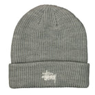 Stussy Basic Cuff Beanie Grey Heather Beanies 1321007 / 0009 | Overkill
