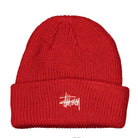 Stussy Basic Cuff Beanie Red Beanies 1321007 / 0601 | Overkill