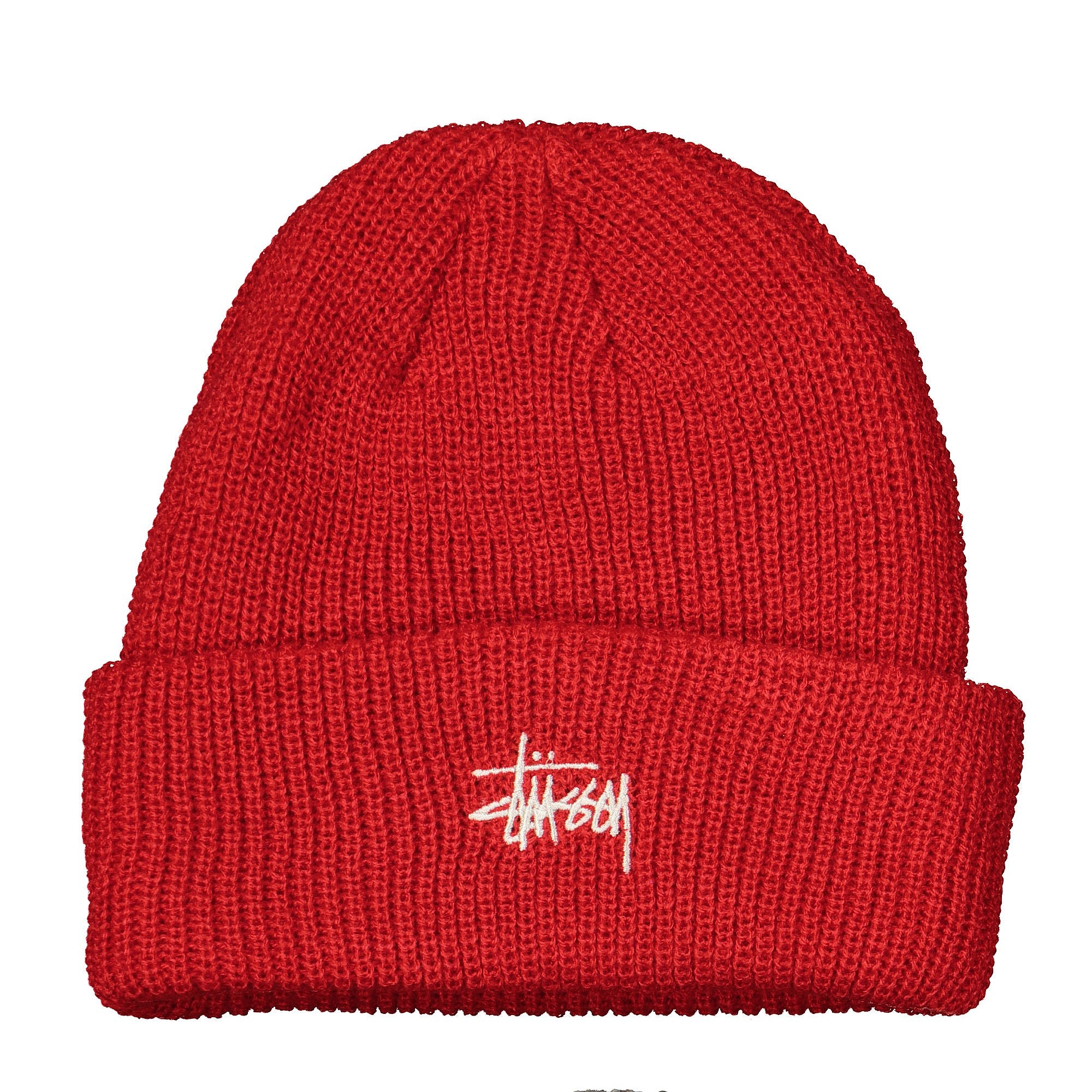 Stussy Basic Cuff Beanie Red Beanies 1321007 / 0601 | Overkill