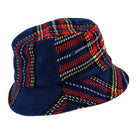 Stussy Big Logo Plaid Bucket Hat Blue Bucket Hats  Material | Overkill