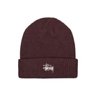 Stussy Basic Cuff Beanie Burgundy Beanies 1321019 / 0615 | Overkill