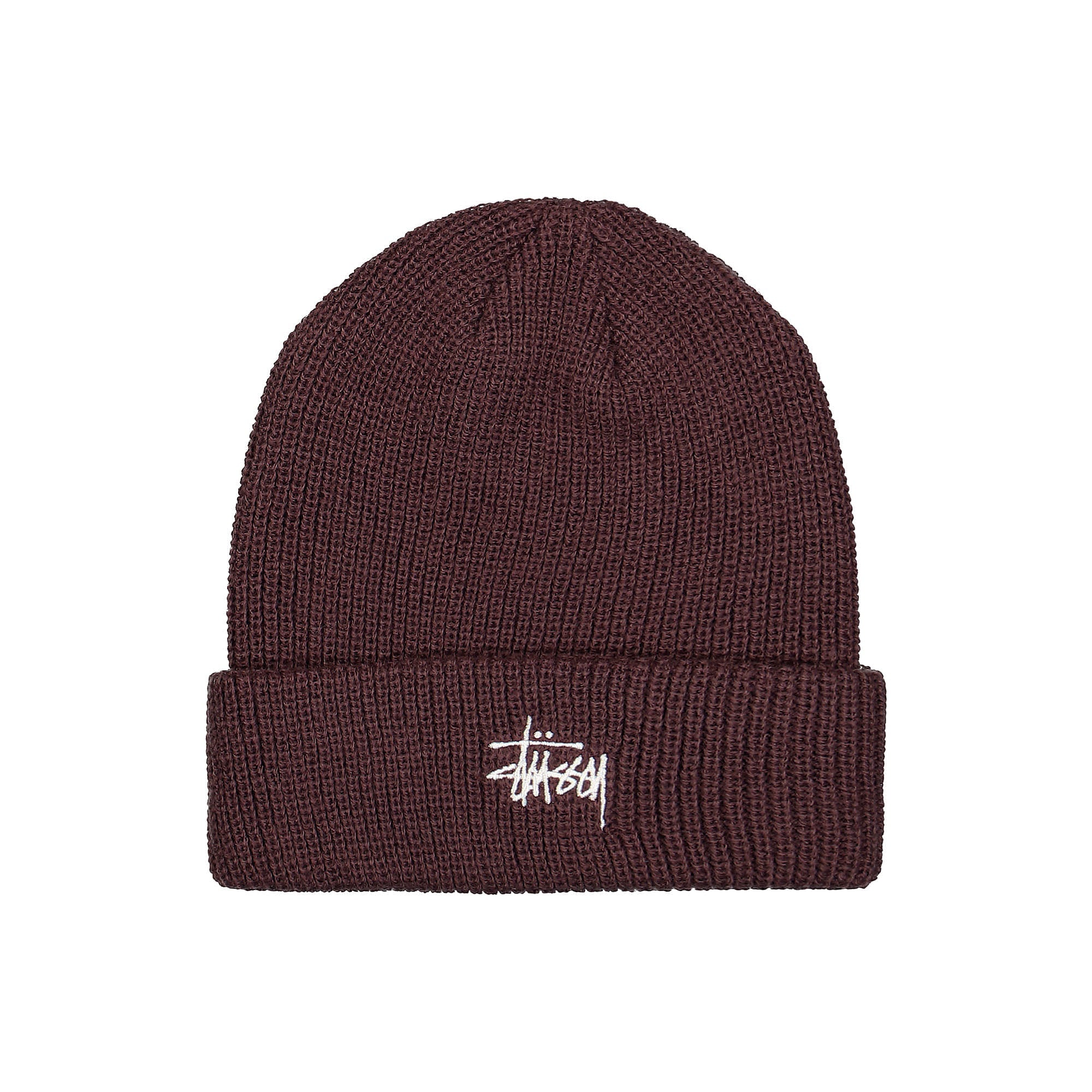 Stussy Basic Cuff Beanie Burgundy Beanies 1321019 / 0615 | Overkill