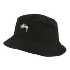 Stussy Stock Bucket Hat Black Bucket Hats 1321023 / 0001 | Overkill