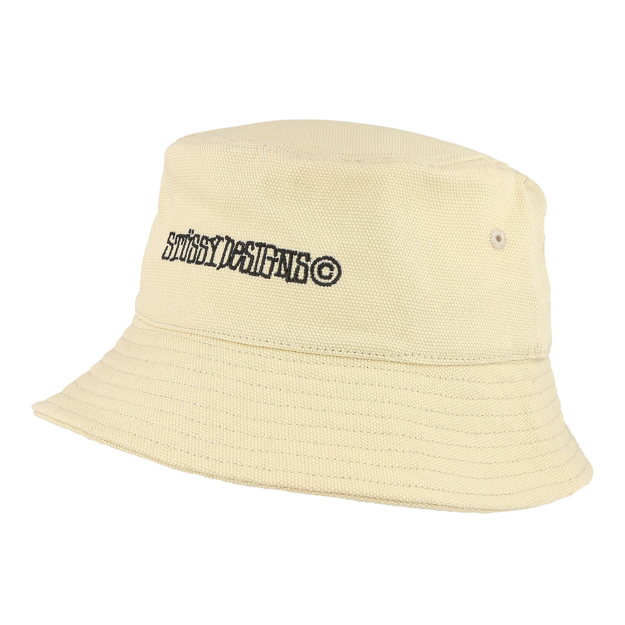 Stussy Canvas Wide Brim Bucket Hat Natural Bucket Hats 1321043 / 1002 | Overkill
