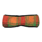 Stussy Plaid Polar Fleece Headband Orange Headbands  Material | Overkill