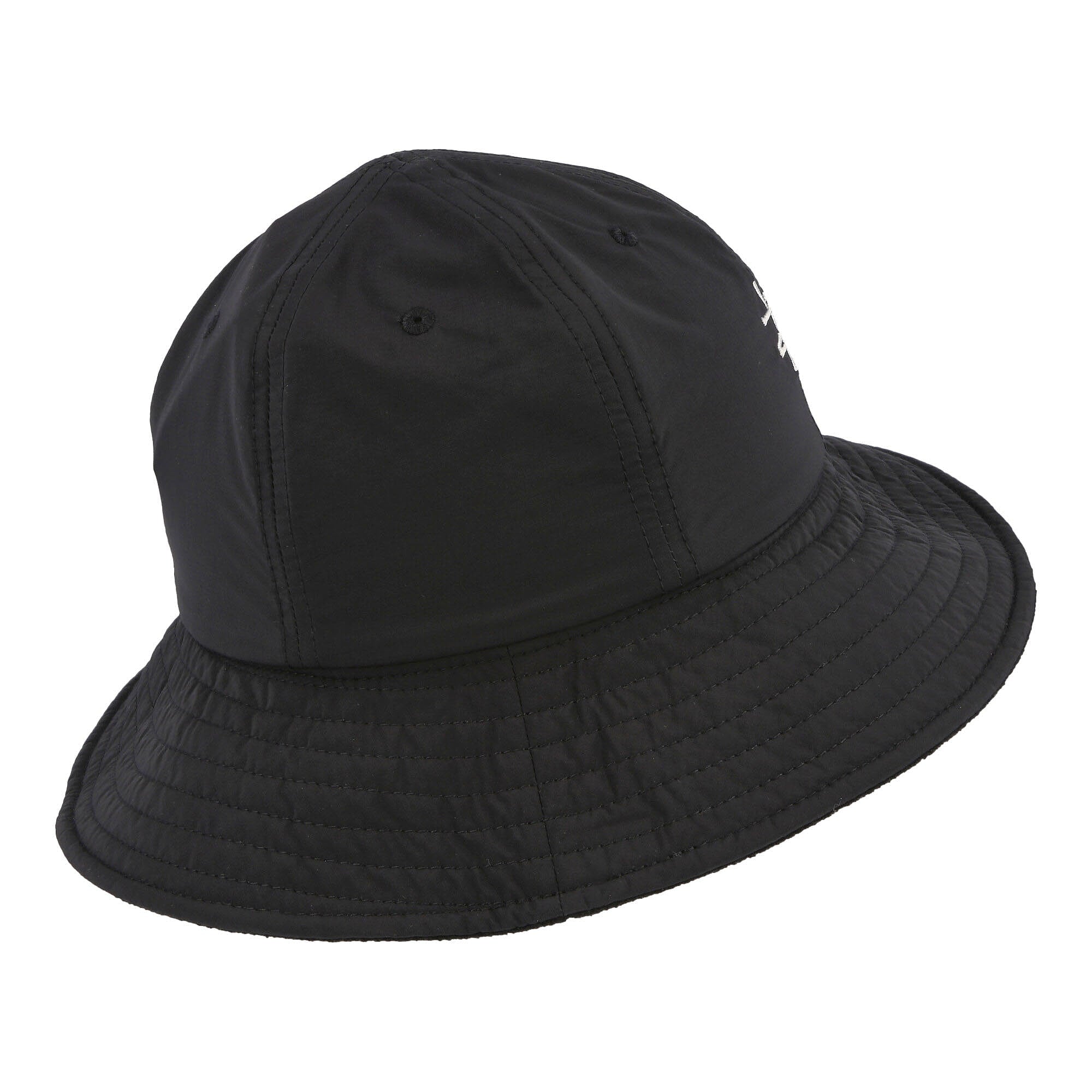 Stussy Reversible Nylon Trail Bucket Black Bucket Hats Close-up | Overkill