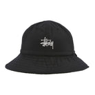 Stussy Reversible Nylon Trail Bucket Black Bucket Hats Detailfoto | Overkill