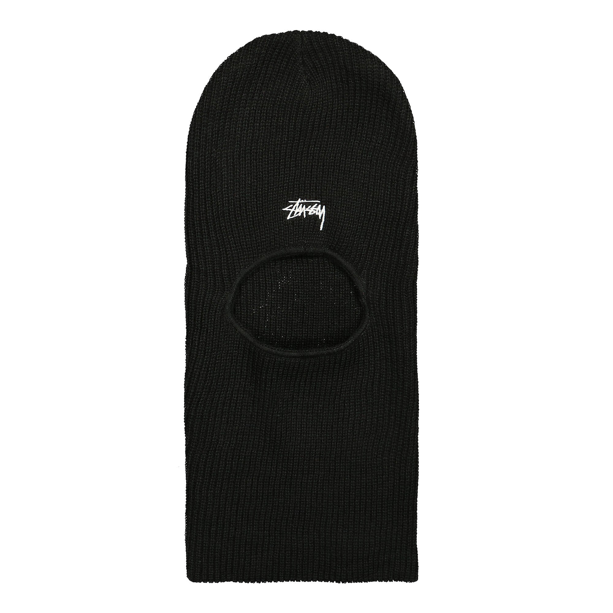 Stussy Stock Knit Balaclava Black Balaclavas 1321082 / 0001 | Overkill