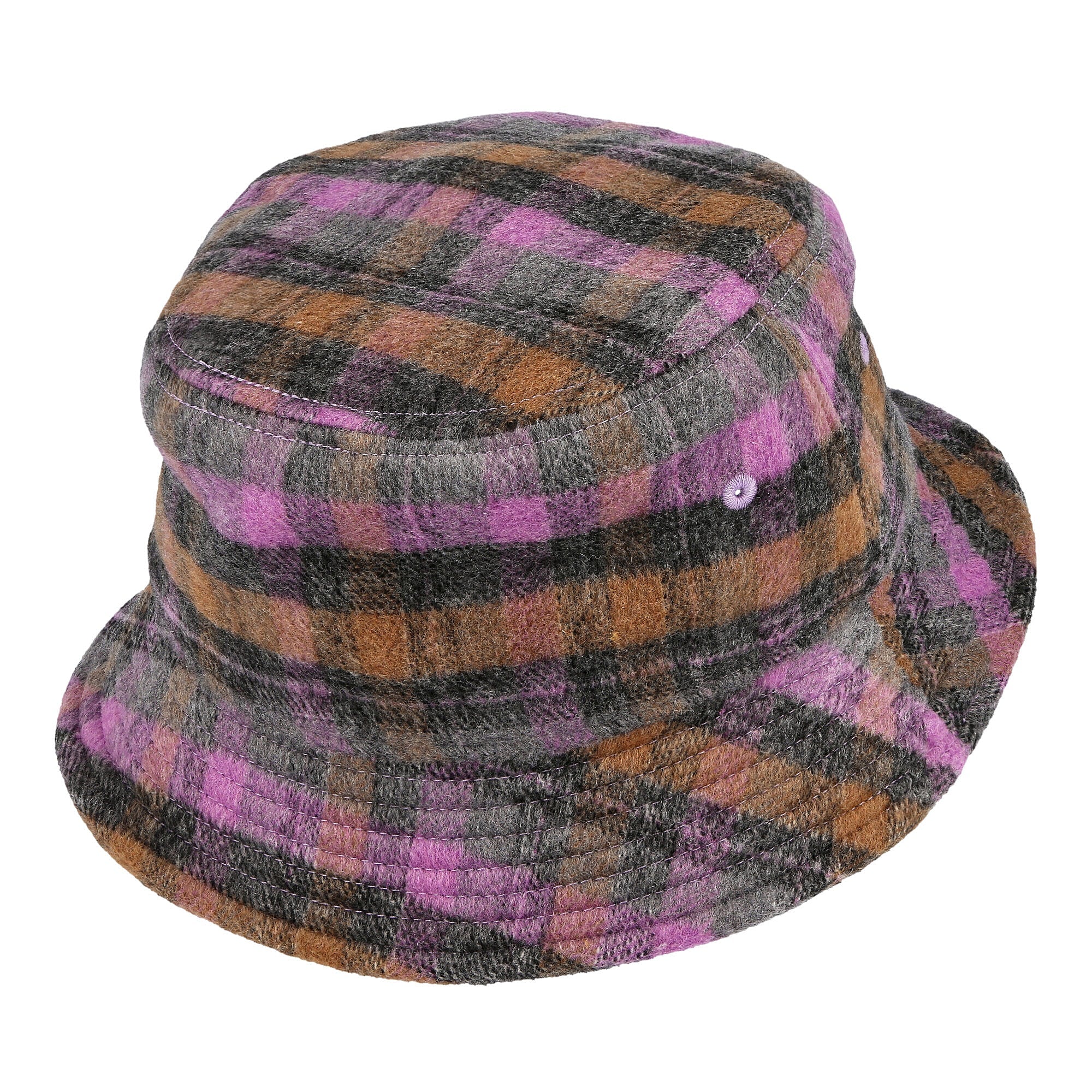 Stussy Brushed Plaid Bucket Hat 1321084 / 0809 | OVERKILL