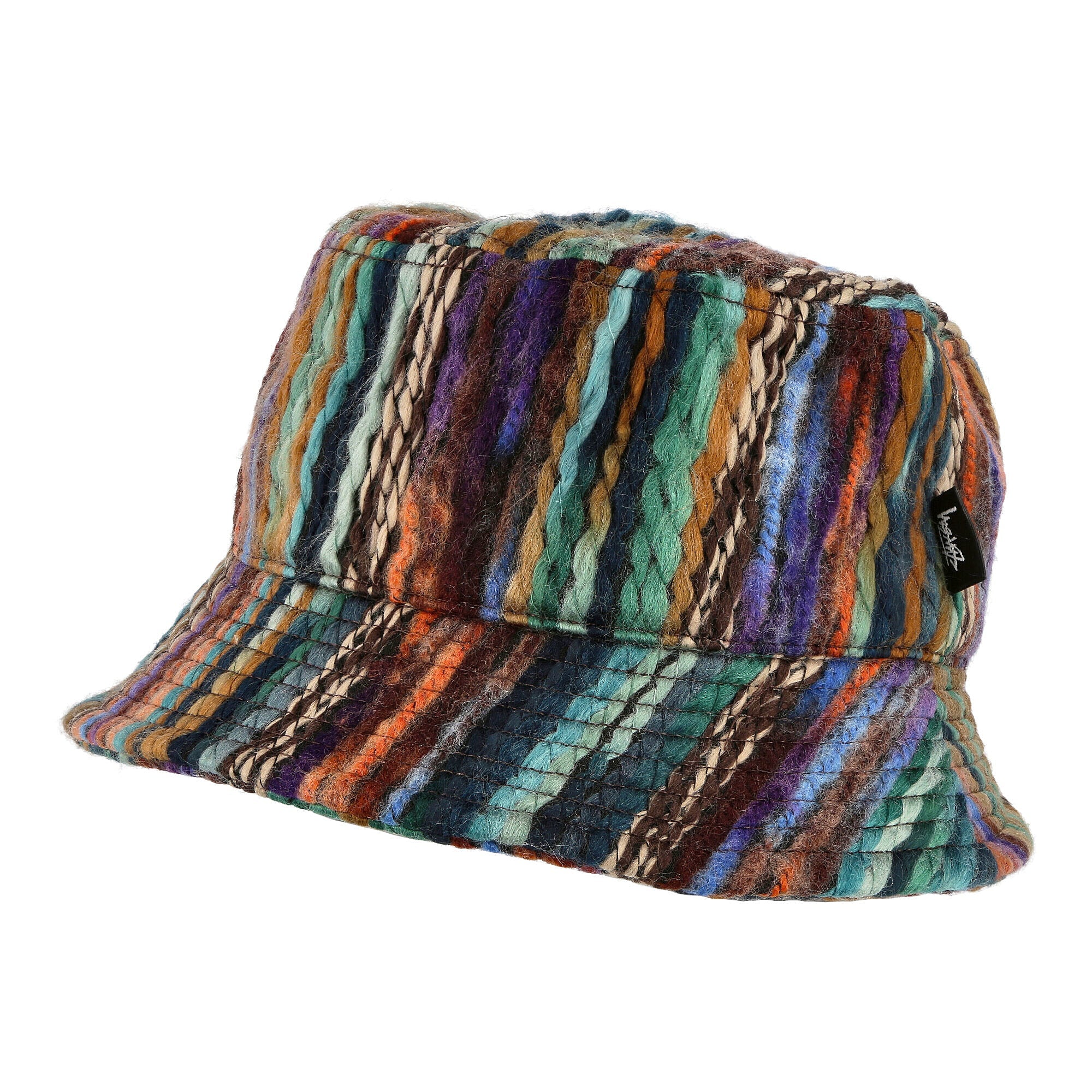 Stussy Mixed Yarn Stock Bucket Hat Brown Bucket Hats 1321093 / 1001 | Overkill