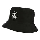 Stussy SS Link Deep Bucket Hat Black Bucket Hats 1321105 / 0001 | Overkill