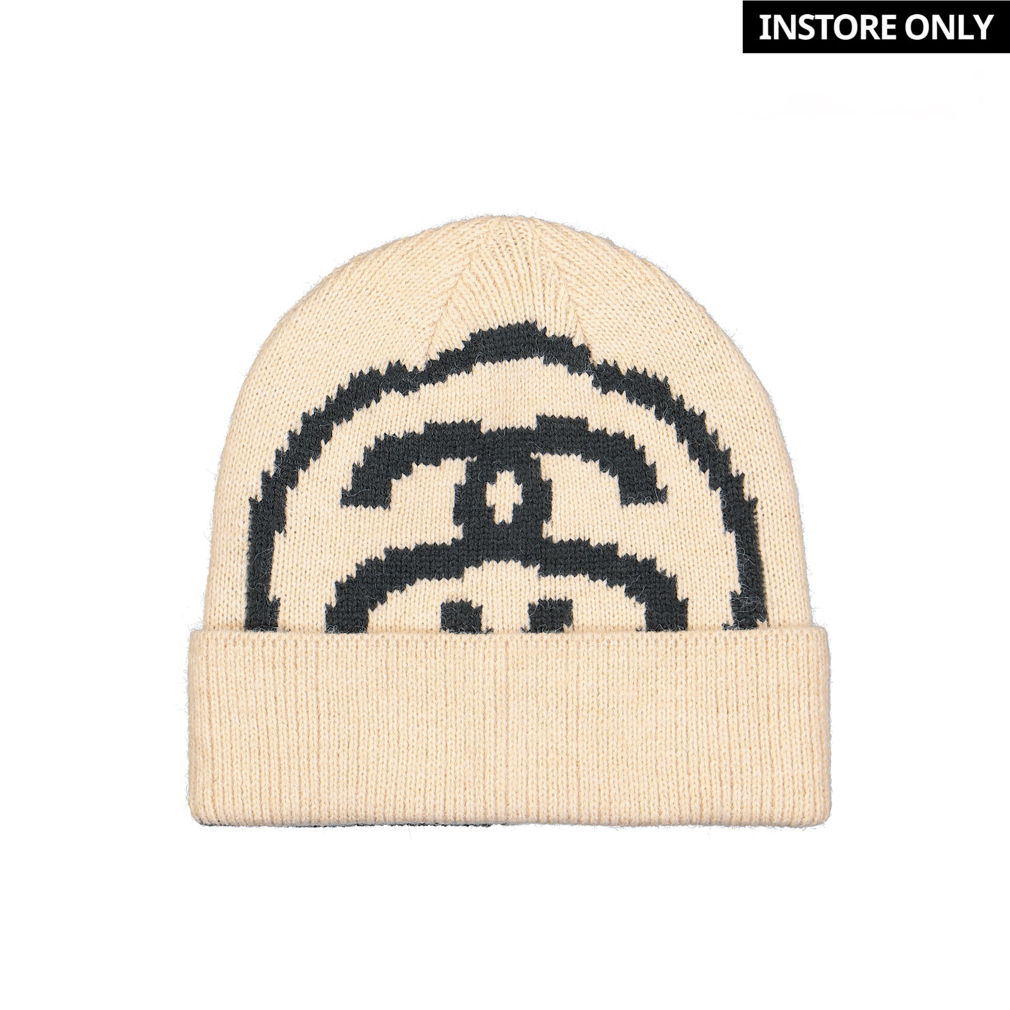 Stussy Big Link Cuff Beanie Natural Beanies 1321173 / 1002 | Overkill