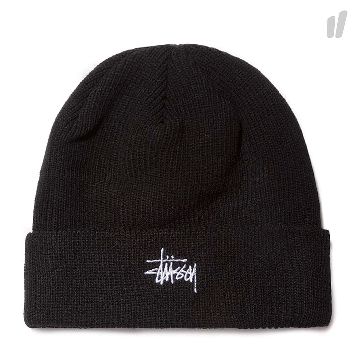 Stussy Basic Cuff Beanie Black Beanies 132861 / 0001 | Overkill
