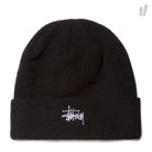 Stussy Basic Cuff Beanie Black Beanies 132861 / 0001 | Overkill