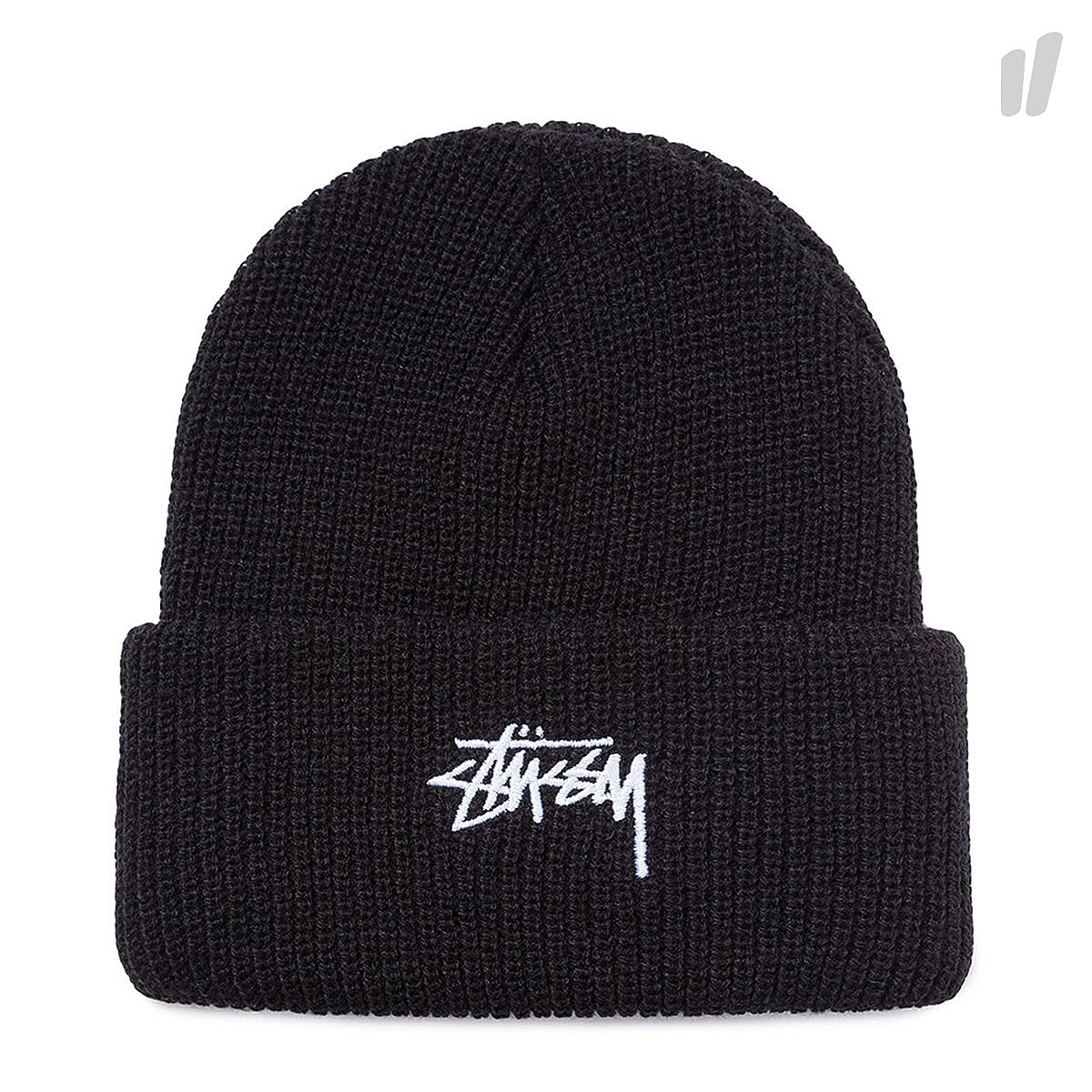 Stussy Stock FA18 Cuff Beanie Black Beanies 132890 / 0001 | Overkill