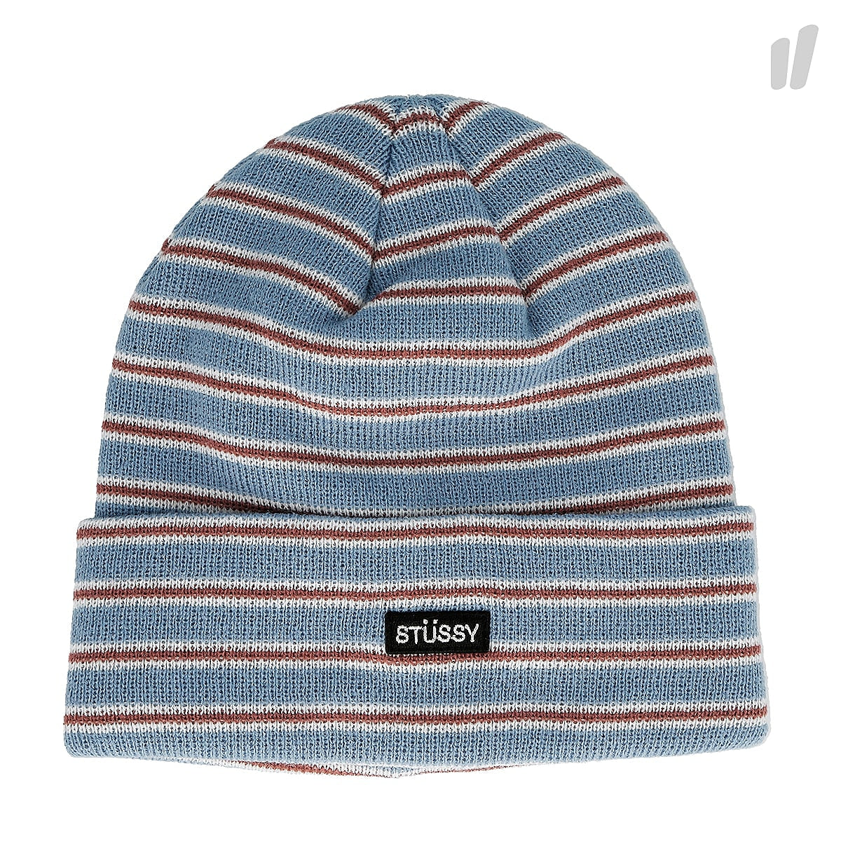 Stussy Striped FA18 Cuff Beanie Blue Beanies 132897 / 0801 | Overkill