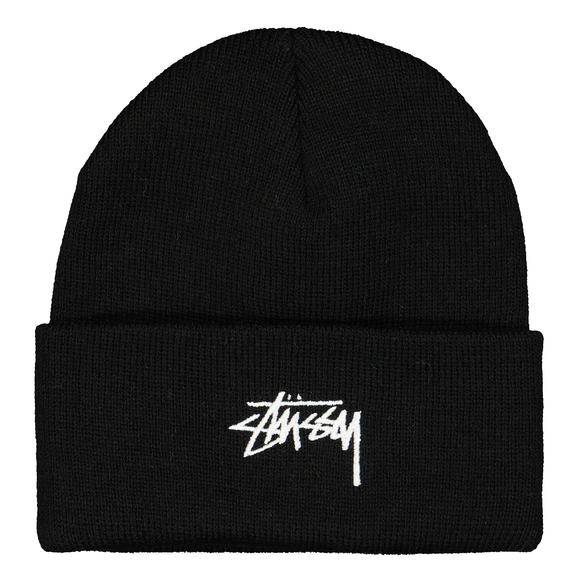 TS ブラック　2S Stussy Stock Cuff Beanie 132935 / 0001 | OVERKILL