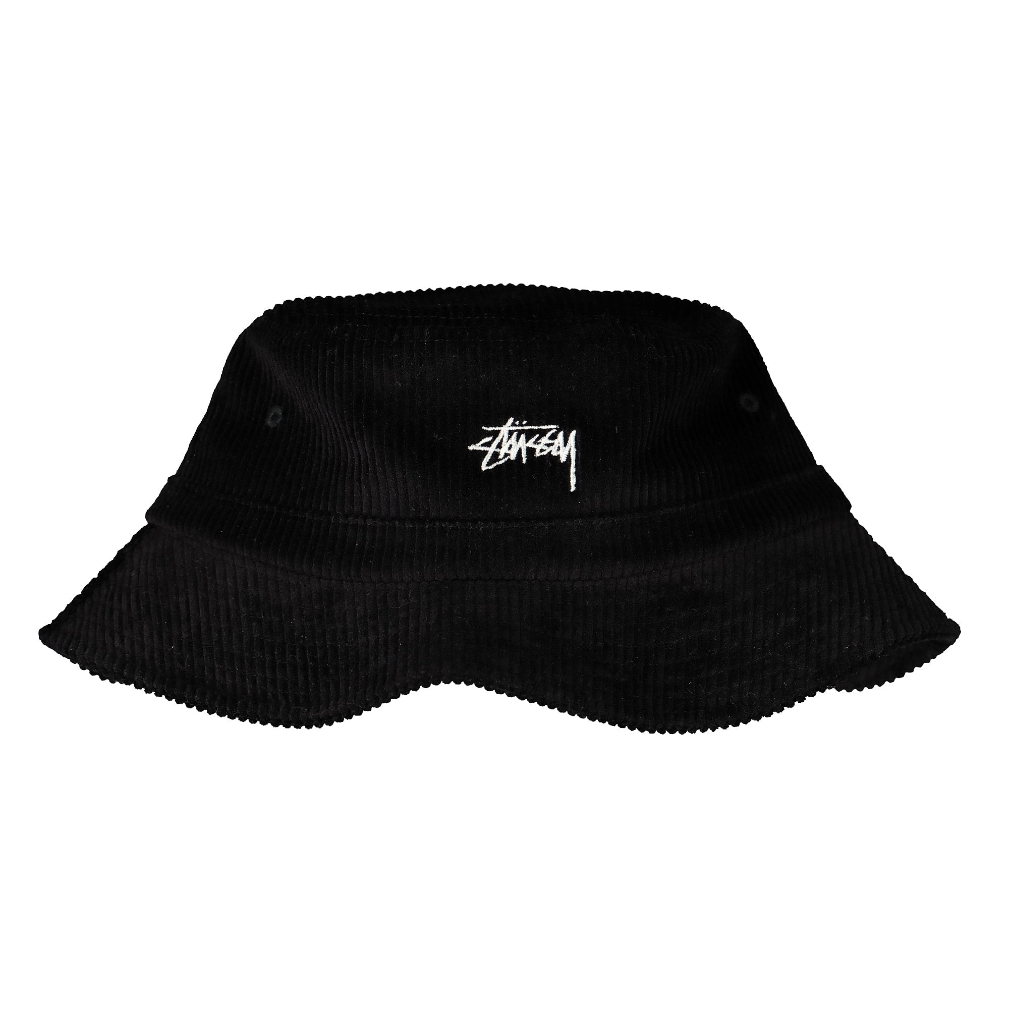Stussy Corduroy Bucket Hat Black Bucket Hats 132994 / 0001 | Overkill
