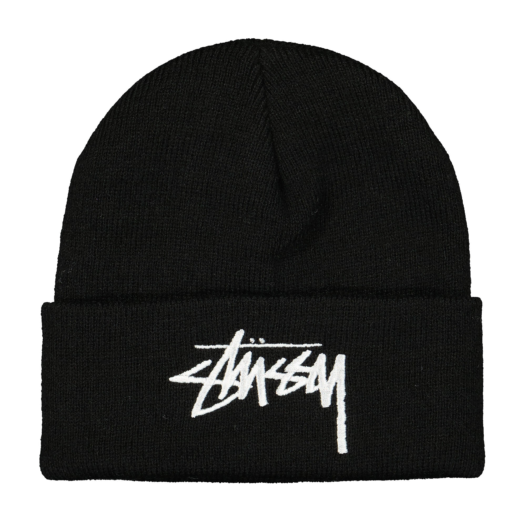 Stussy Big Stock Cuff Beanie Black Beanies 132985 / 0001 | Overkill